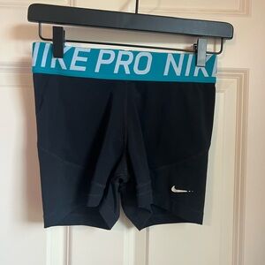 Nike Black Athletic Compression Shorts